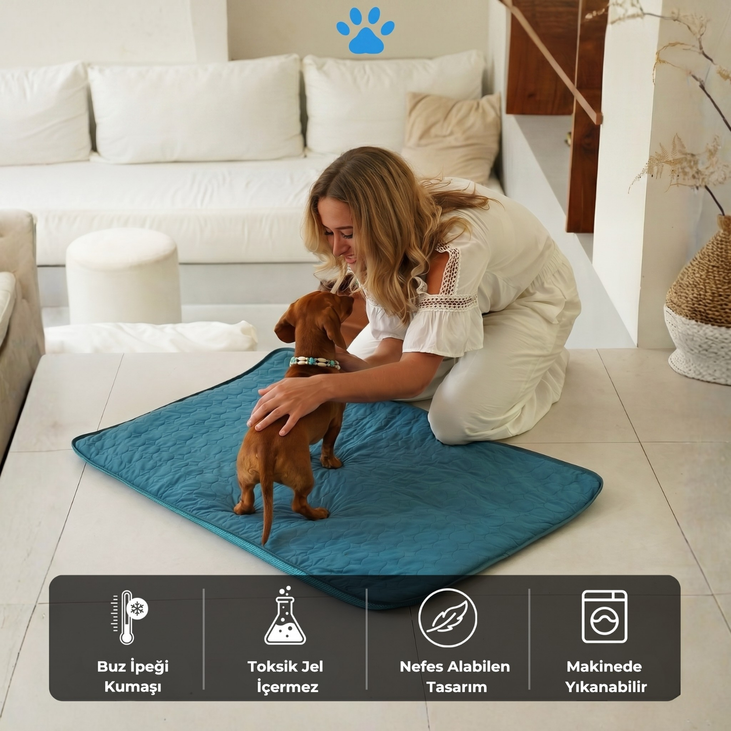 Premium Soğutucu Pet Kilimi